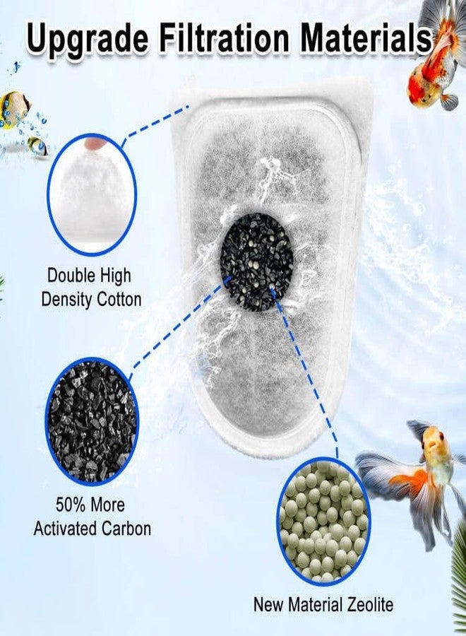 Switior 10 Pack Large Replace Filter Cartridge for Whisper EX Filter, Fish Tank Carbon Filter Cartridges for Aquarium, Compatible with Whisper EX30/EX45/EX70 Filters - Image 3